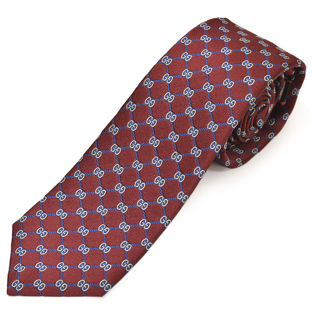 【美品】GUCCI グッチ　ネクタイ　シルク　GG柄　ベージュ Amazon | GUCCI(グッチ)シルクジャカードGGパターン柄ネクタイ