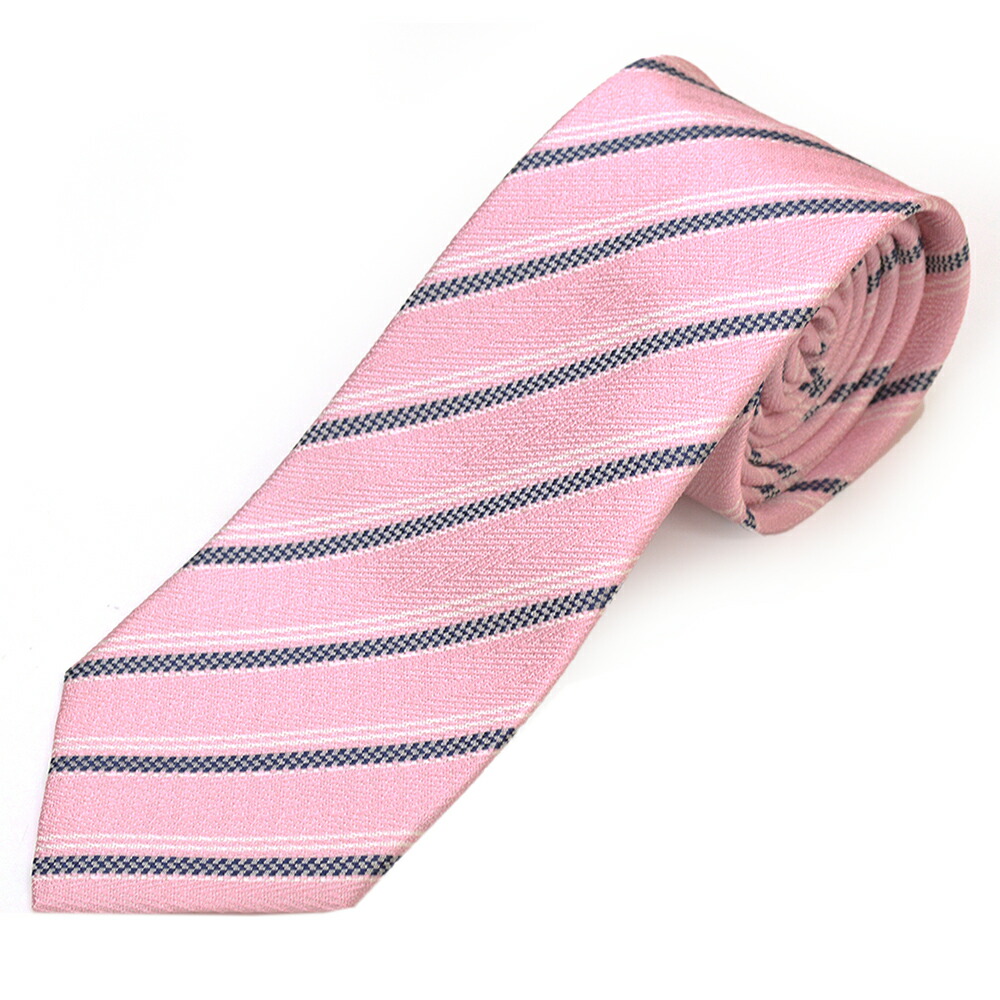 EMPORIO ARMANI エンポリオアルマーニ ネクタイ メンズ ストライプ柄シルクネクタイ(サイズ剣幅7.5cm)eea24s011 4R626-00070 PINK ピンク 12,096円