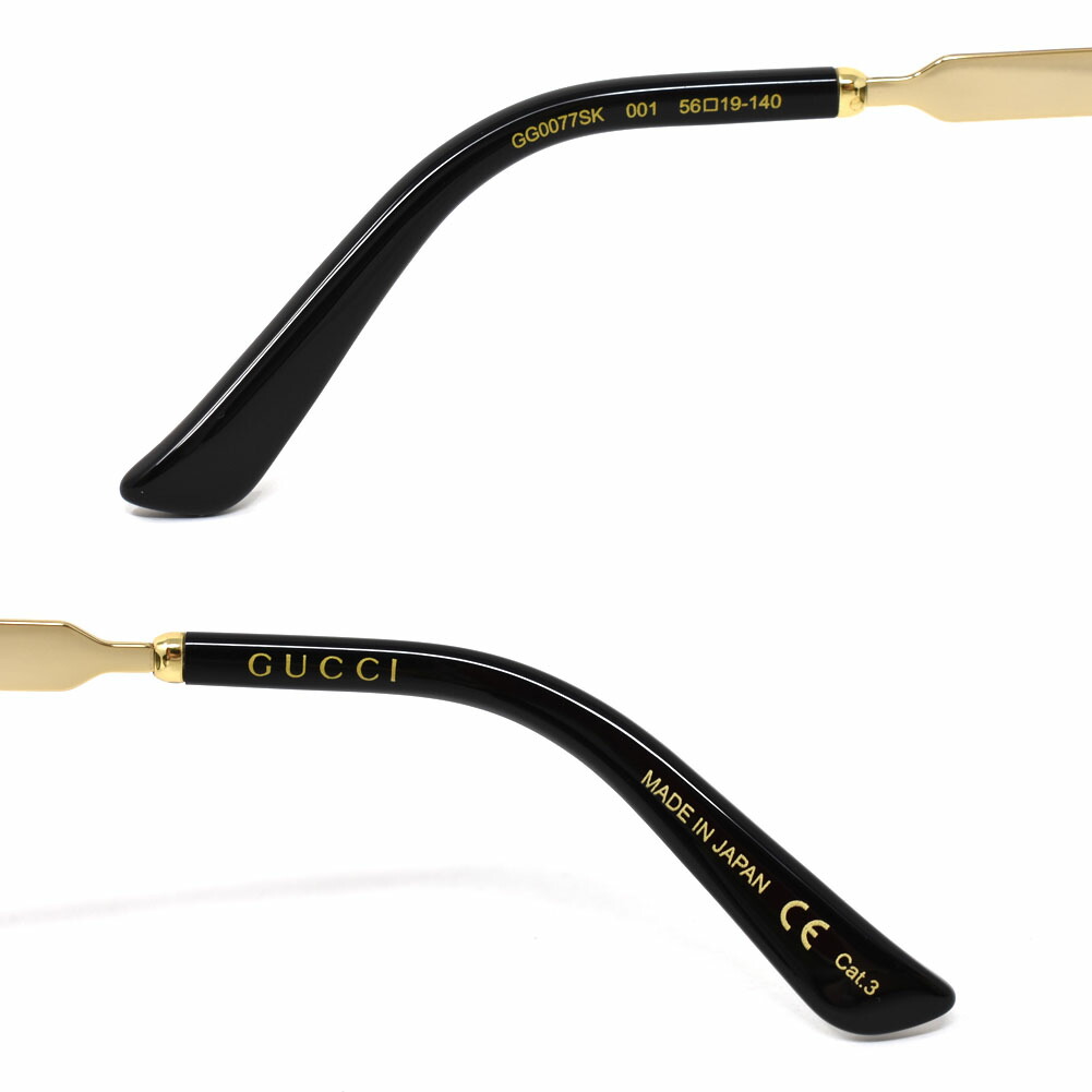 グッチ ブランド サングラス グッチ Sgck006 Uvカット レジャー Gg ネクタイ Gucci グッチ サングラス メンズ レディース アジアンフィットサイズ Sgck006 Gg0077sk 001 ハイビューティ