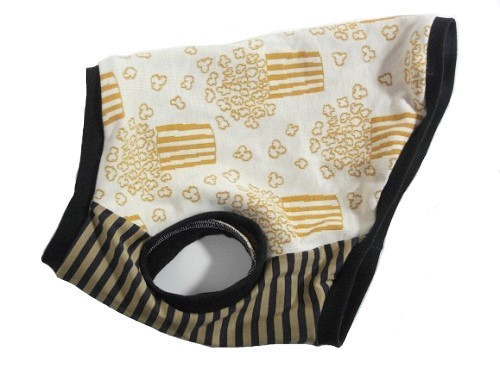 犬 小型犬 ドッグウエア 犬服 Tシャツ ビーグル 服 犬の服 洋服 柴犬 中型犬 犬用 はじけて飛び出すポップコーンパーティーカットソー 犬の服