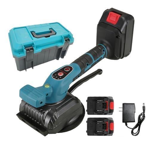 電気タイル張り機 タイル振動ツール マキタ18Vバッテリー対応 電動タイルパッチ 自動床敷設ツール 使用範囲30-120cm 5段調整可能 吸着量100kg 5つのギア調整