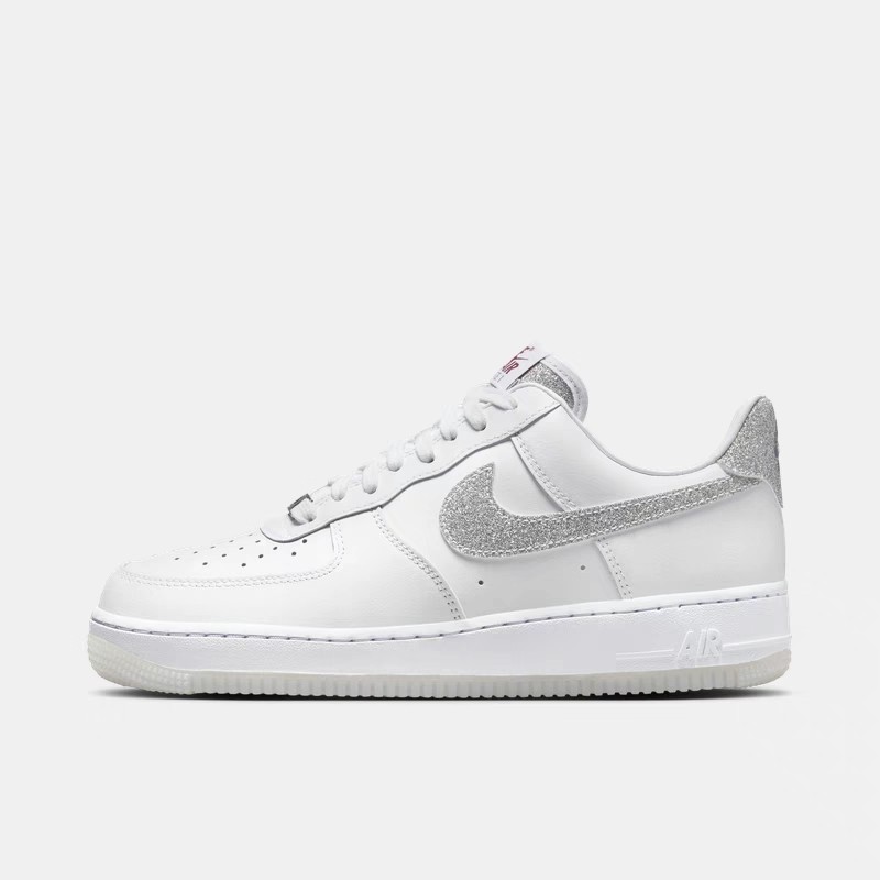 【置き目品引き受ける】NIKE AIR FORCE 1 \u002707 AF1 ナイキ 空軍1 置き目とり捨てる スニーカー 白いこと 薄墨色 満天星 リフレクティブ キラキラ メンズ レディース HQ3461-191 国内置き目品