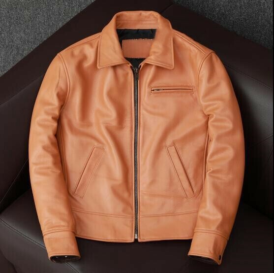 本革レザージャケットメンズライダースジャケット牛皮革ジャンシングルライダース秋冬本革上衣大層らしいサイズビンテージ風心地よい流行り物かっこいい自動二輪車御召しもの防寒アメカジ