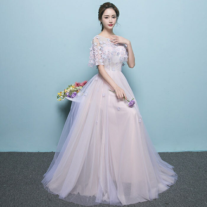 ドレス大人ピアノ発表会演奏会ピアノ発表会演奏会用ドレス結婚式母親ロングドレス演奏会用ロングドレス大きいサイズ演奏会ドレスイブニングドレスパーティードレス発表会ドレス袖付き高校生コンクールフォーマルお呼ばれ二次会l2n1