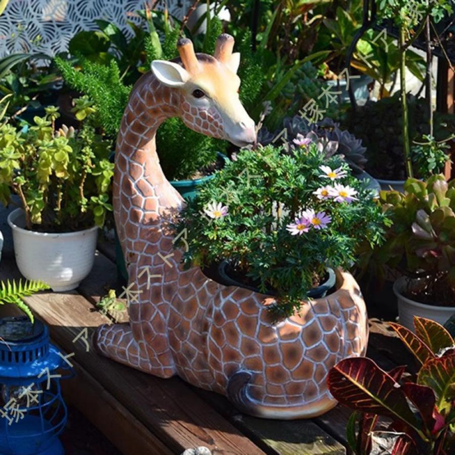 庭オブジェ毛の荒物ガーデンガーデニング雑貨飾りつけインテリアガーデンオーナメント鹿屋外鉢アニマルオブジェ庭の飾りつけ飾りつけ大層らしい愛くるしい