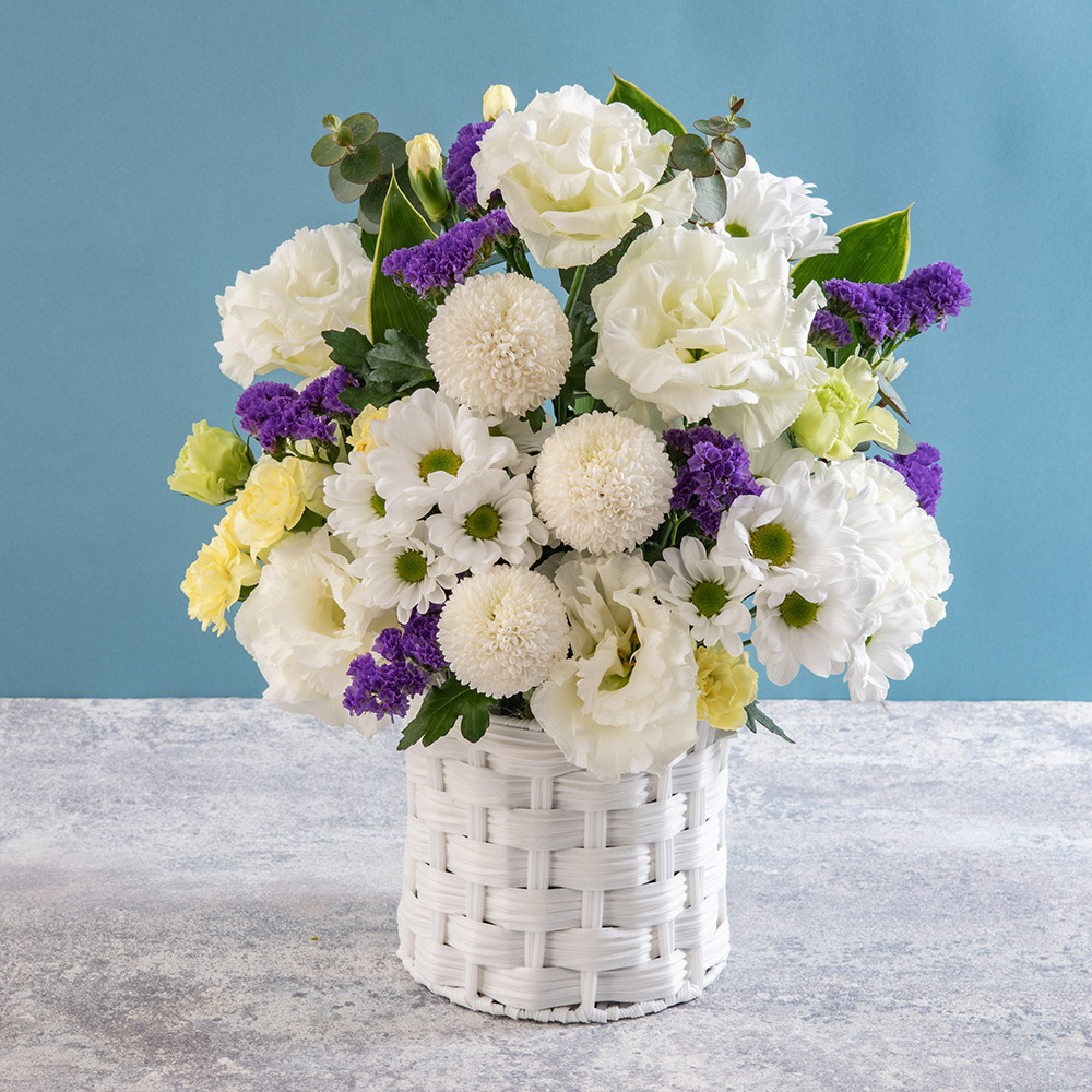 楽天市場】お供え 花 お供え用 プリザーブドアレンジメント「清蓮華