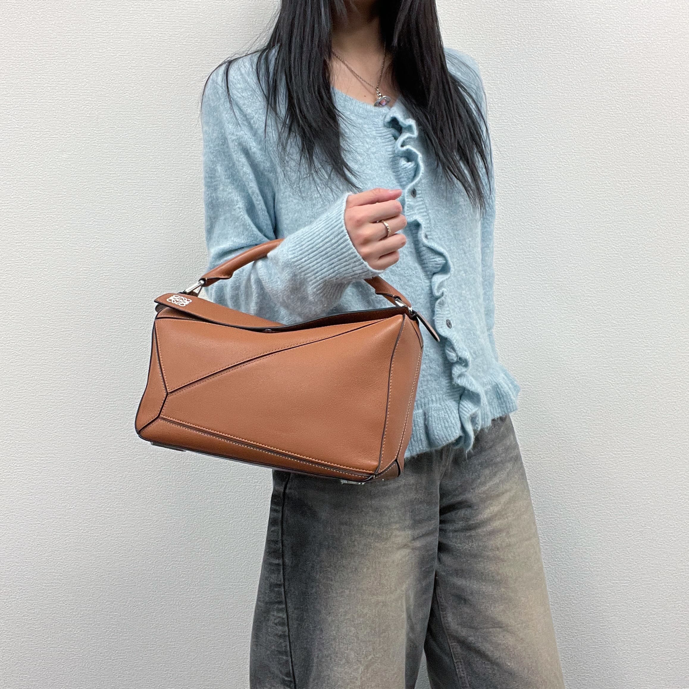 楽天市場】【美品】ロエベ 【LOEWE】 パズルバッグ XL ブラック
