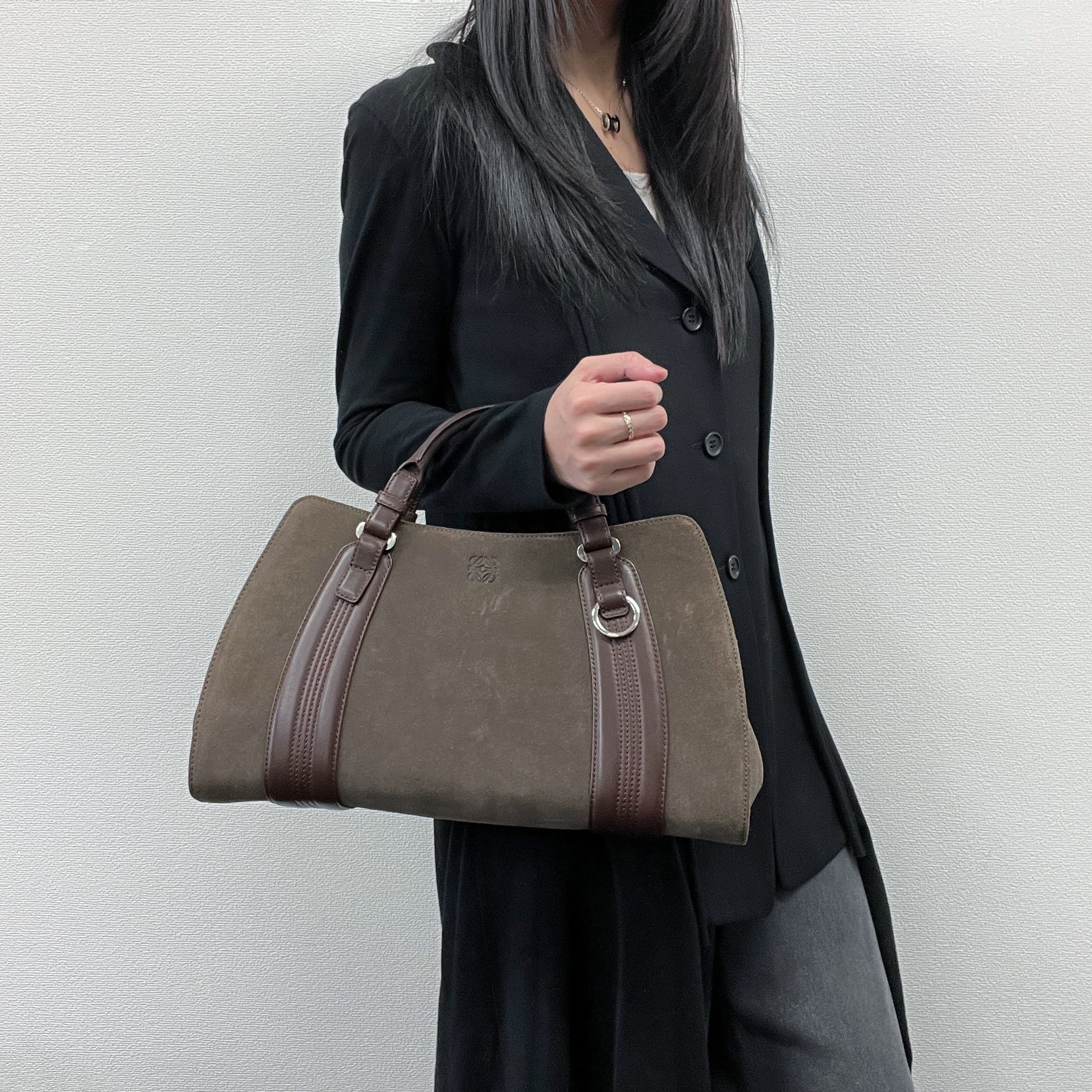 楽天市場】【中古】LOEWE ロエベ ヴィンテージ レザー ハンドバッグ