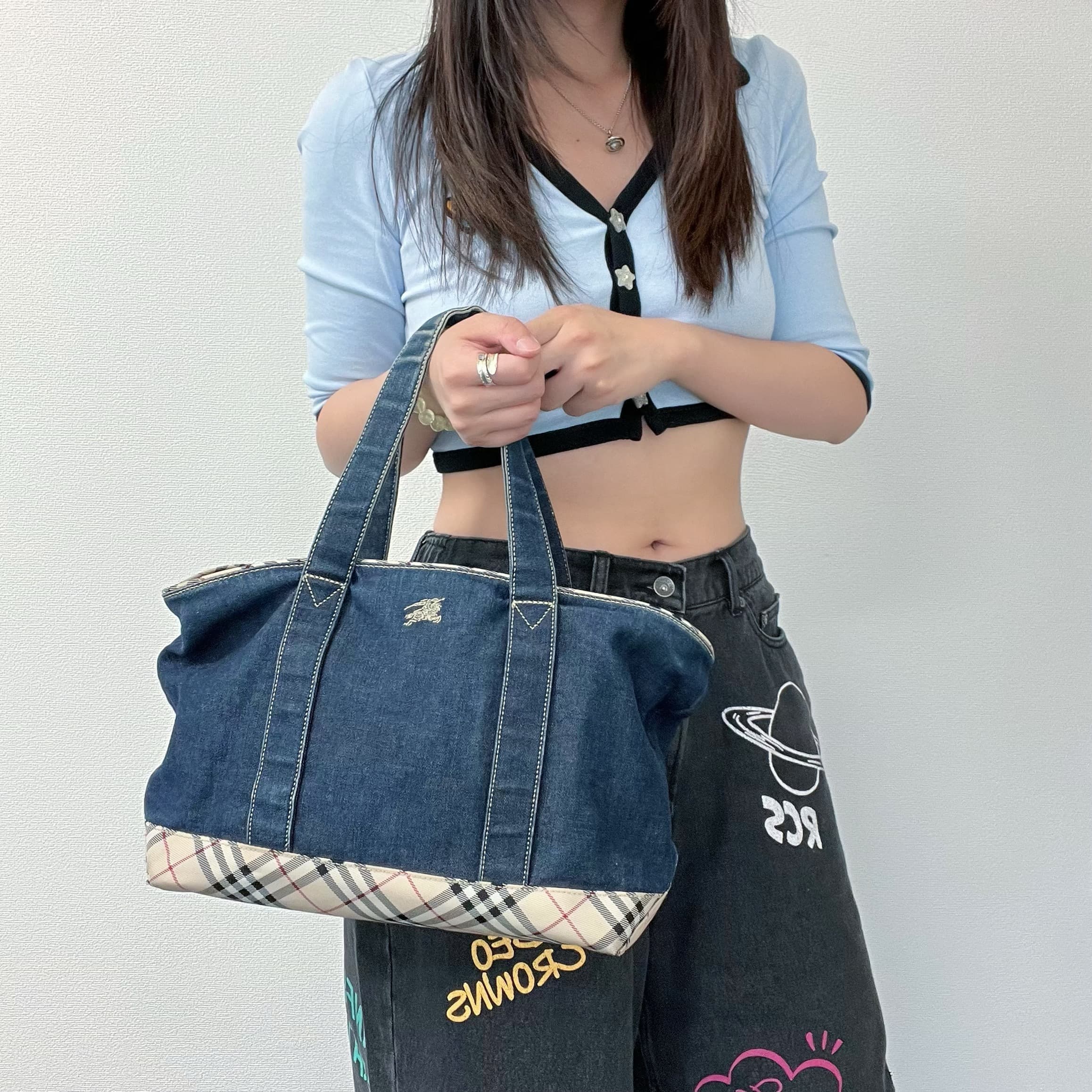 バーバリー　バニティ型ハンドバッグ 楽天市場】美品 バーバリー BURBERRY バニティ ハンドバッグ 赤