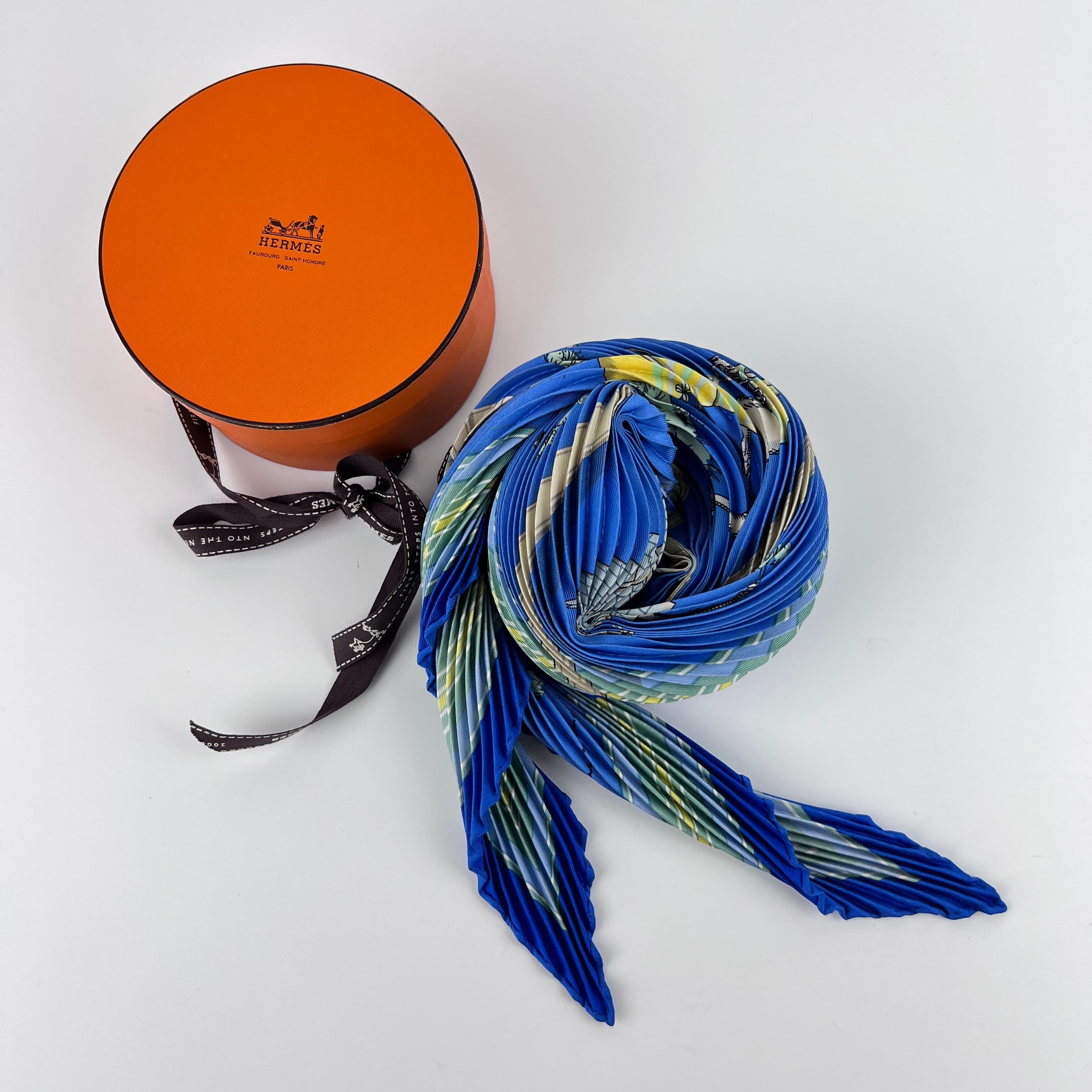 正規Hermès プリーツスカーフ 楽天市場】エルメス HERMES プリーツスカーフ スカーフ 衣料品