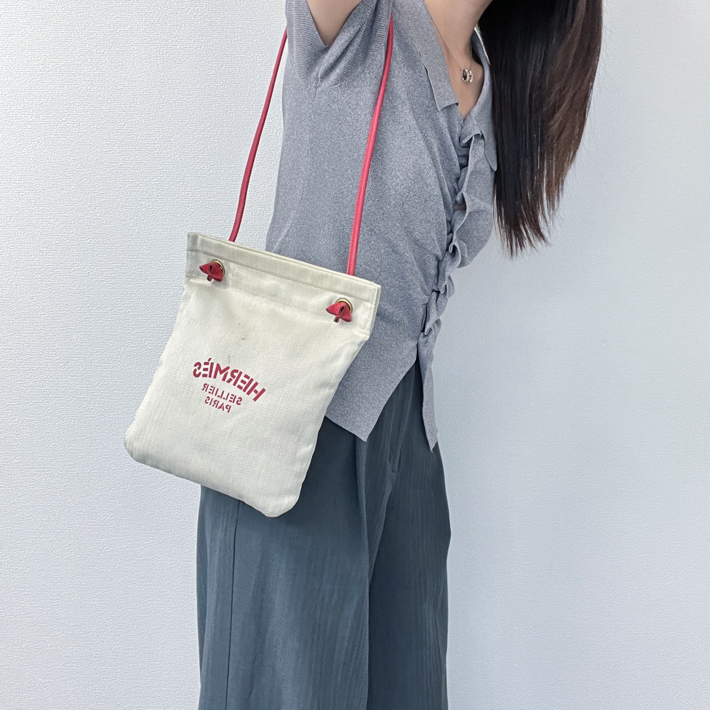 エルメス HERMES Aline アリーヌ キャンバスバッグ MM HERMES エルメス ショルダーバッグ アリーヌ ALINE MM