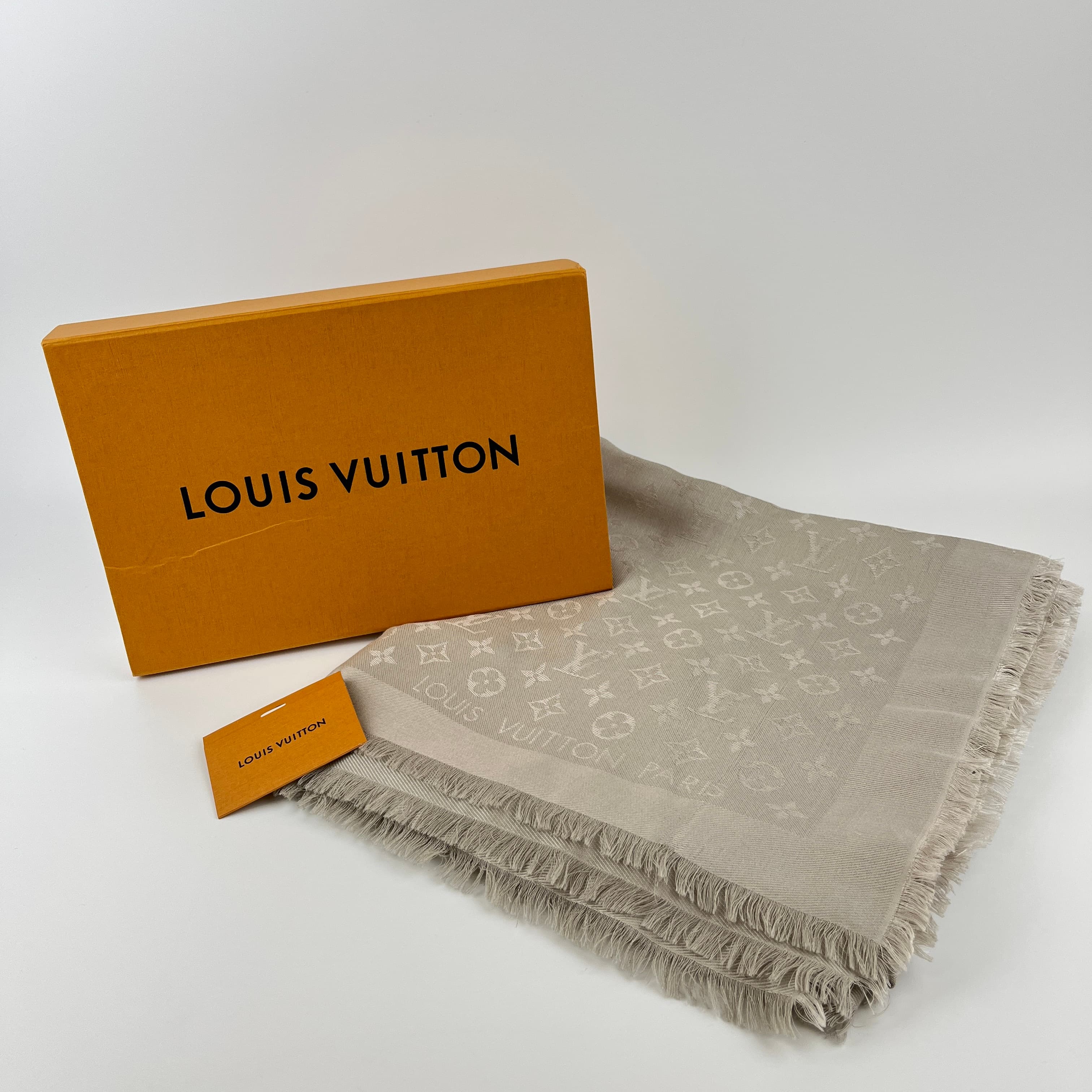 楽天市場】LOUIS VUITTON ショール・モノグラム M72046 シルク