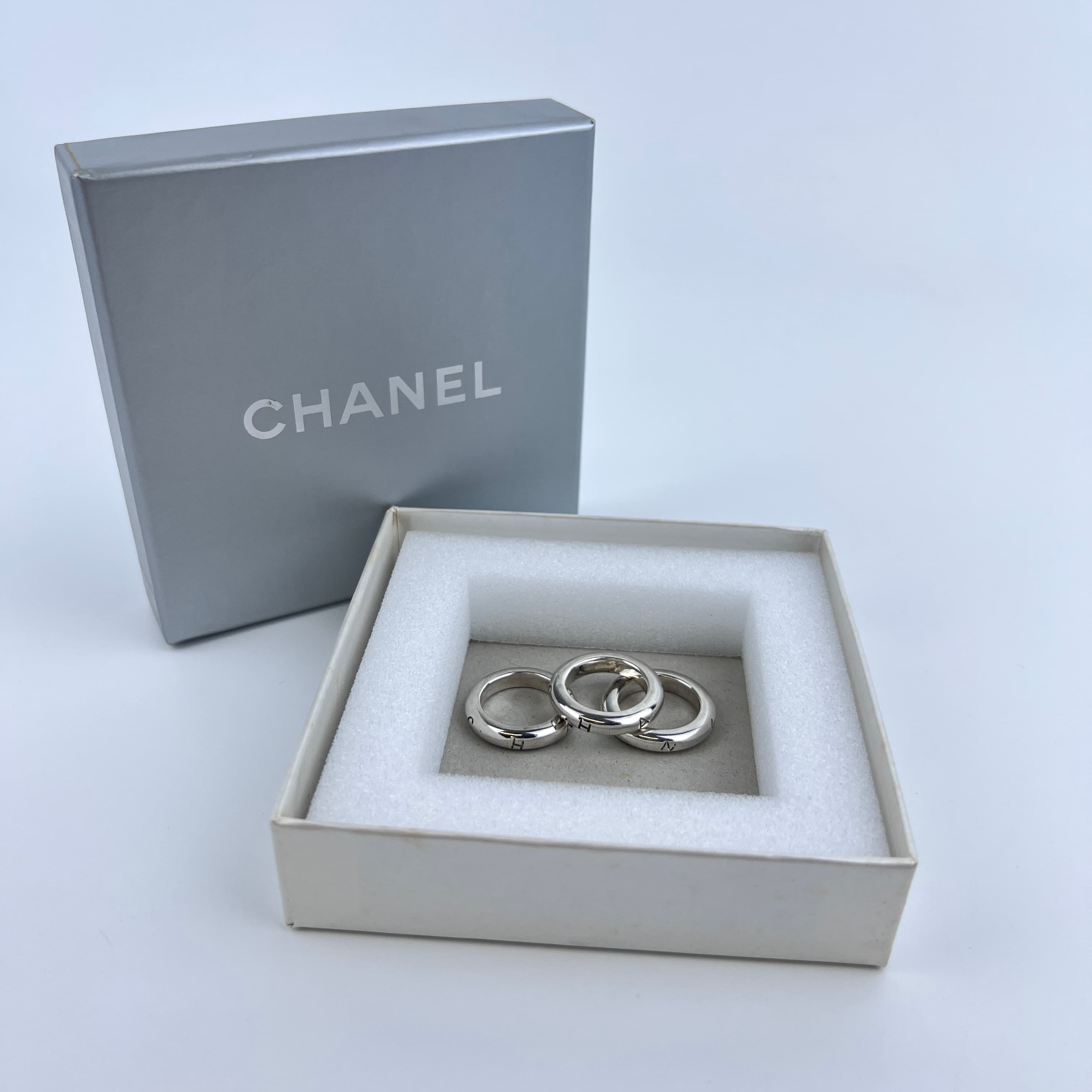 CHANEL シャネル　プラリング　指輪 13号　箱付 CHANEL シャネル プラリング 指輪 13号 箱付