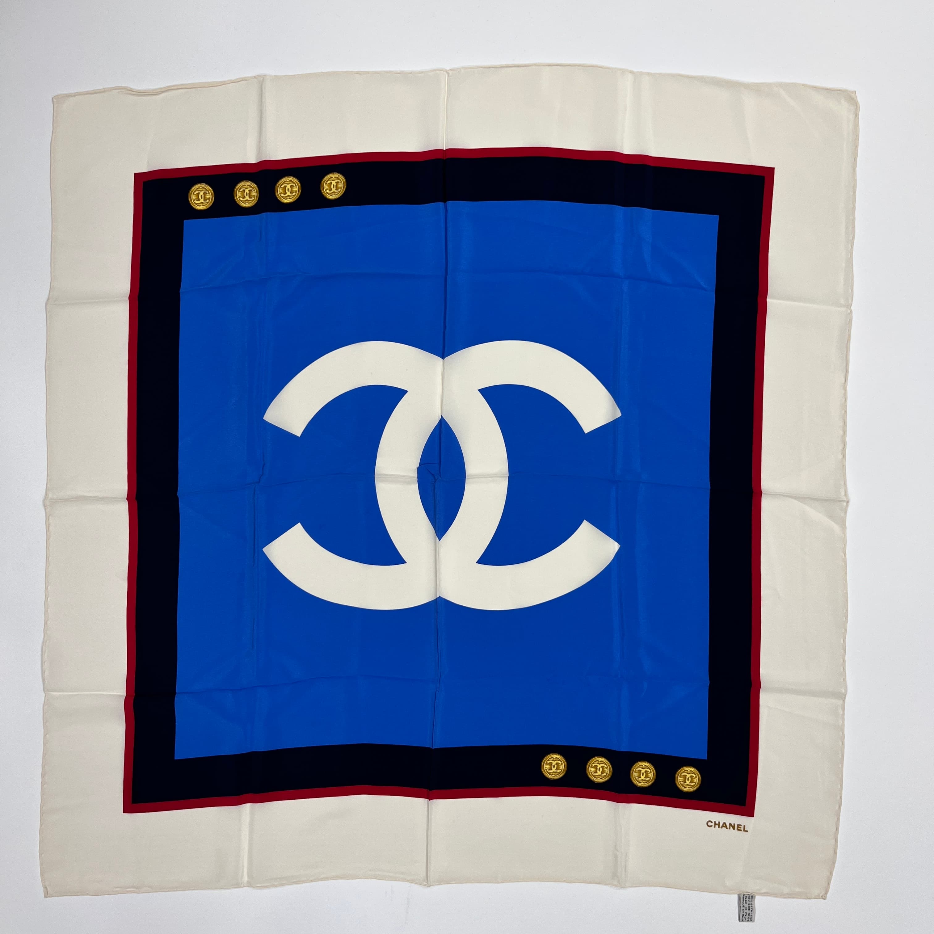 Day day/CHANEL ヴィンテージ超大判シルクスカーフ・パレオ 楽天市場】シャネル CHANEL 大判 ヴィンテージチェーン柄 スカーフ