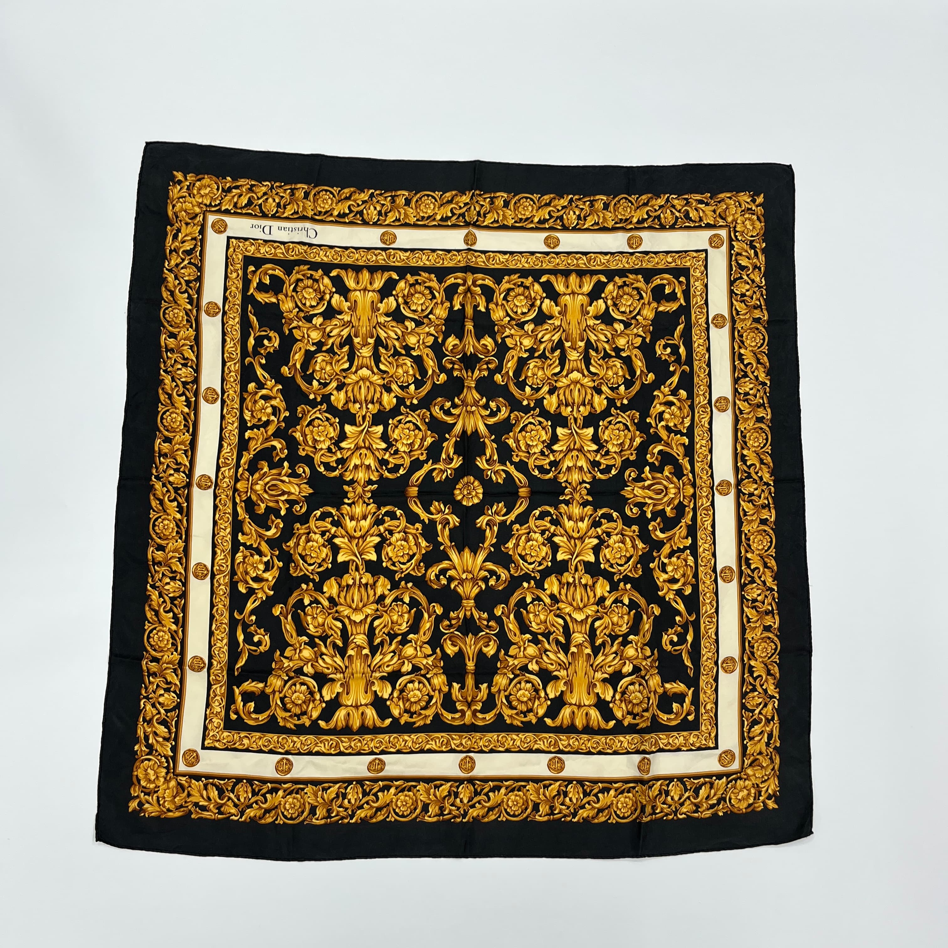 Christian Dior シルクスカーフ　トロッター柄 楽天市場】ChristianDior クリスチャンディオール スカーフ