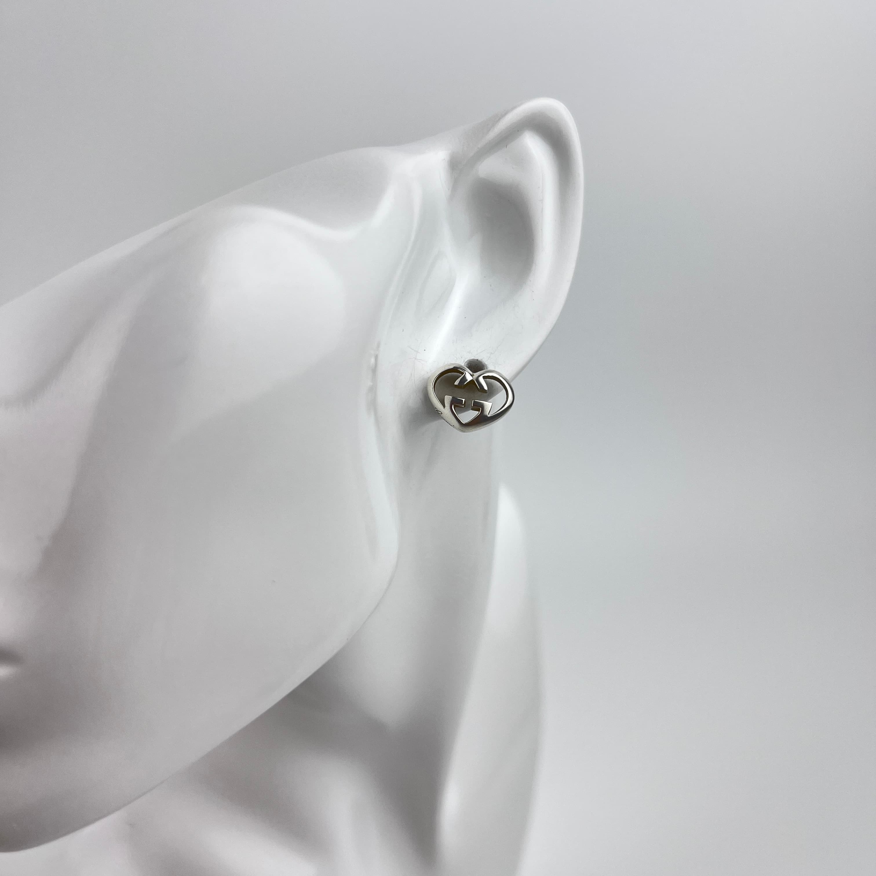 【中古】GUCCI グッチ 両耳ピアス アクセサリー ピアス シルバー 銀製 ハット ヴィンテージ レディース【中古美品】HIBUOCHI VINTAGE