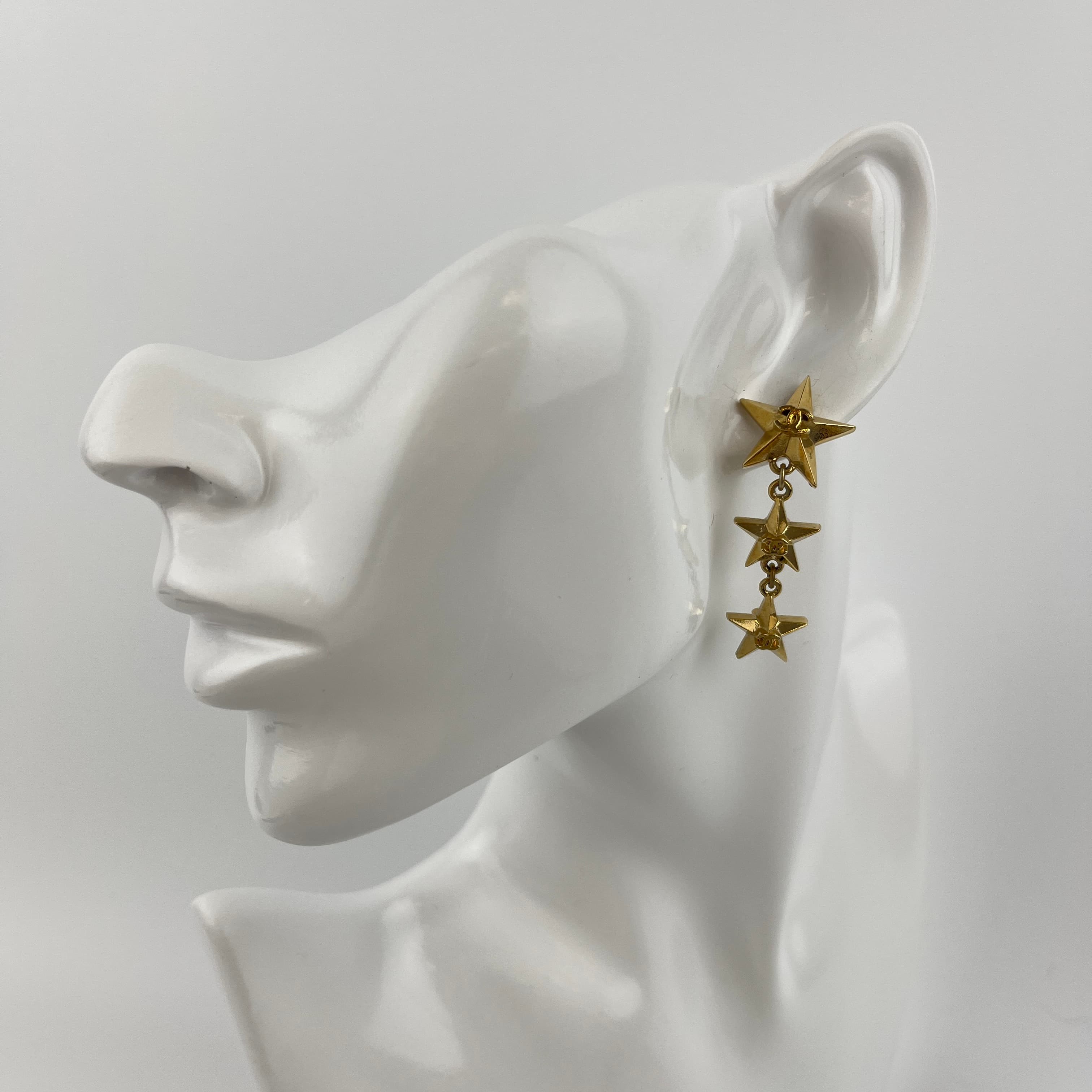 楽天市場】美品 シャネル ココマーク ピアス ライオン ゴールドカラー