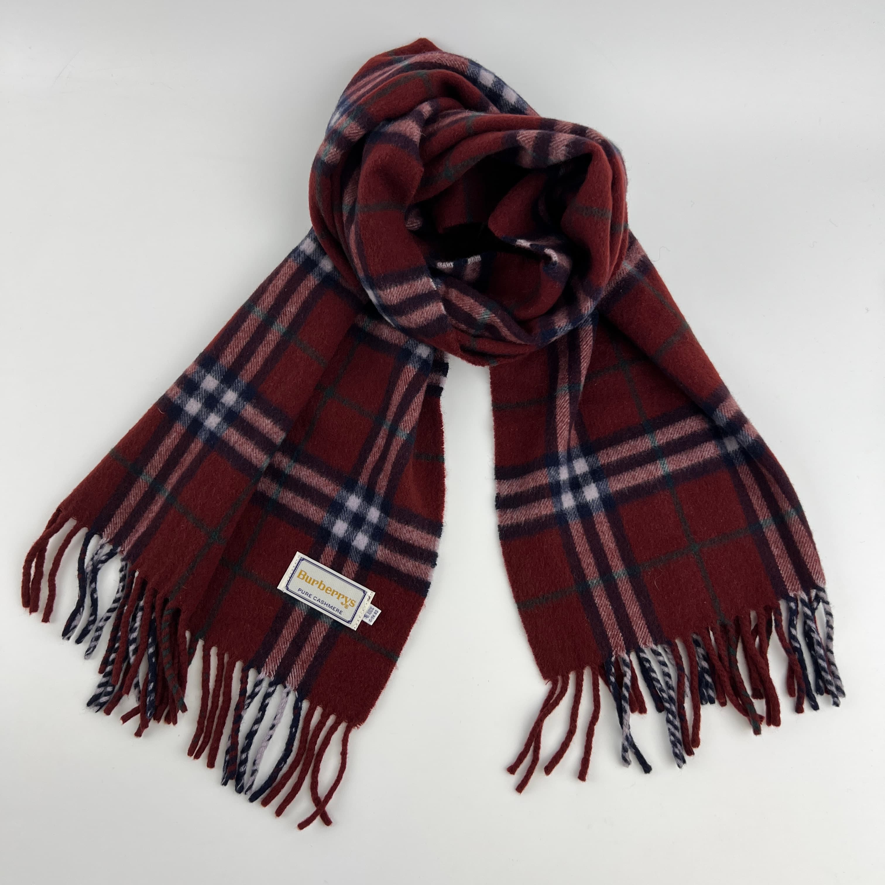 楽天市場】BURBERRY バーバリー ノバチェック柄マフラー カシミヤ100