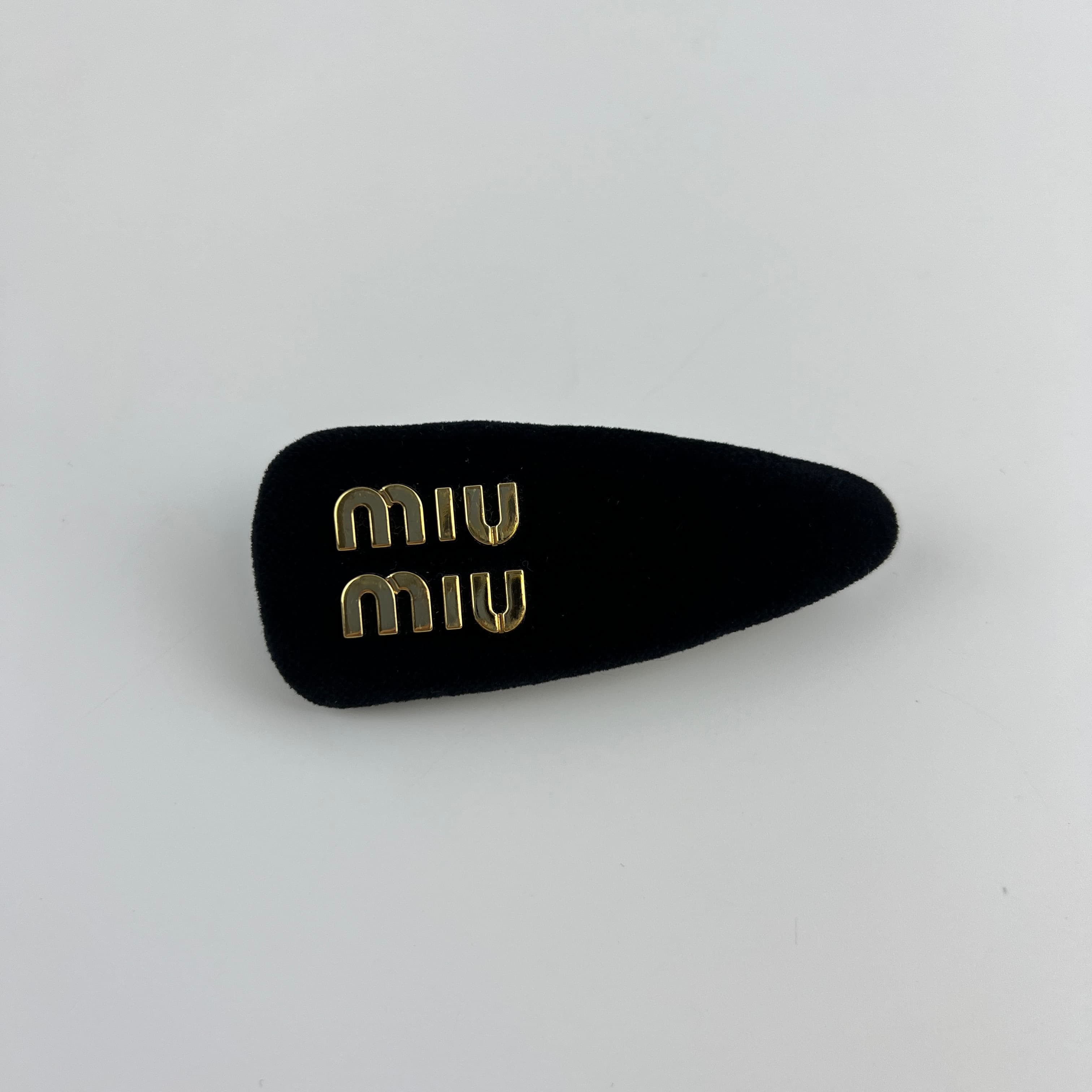 楽天市場】miumiu(ミュウミュウ) バレッタ スパンコール ベロア