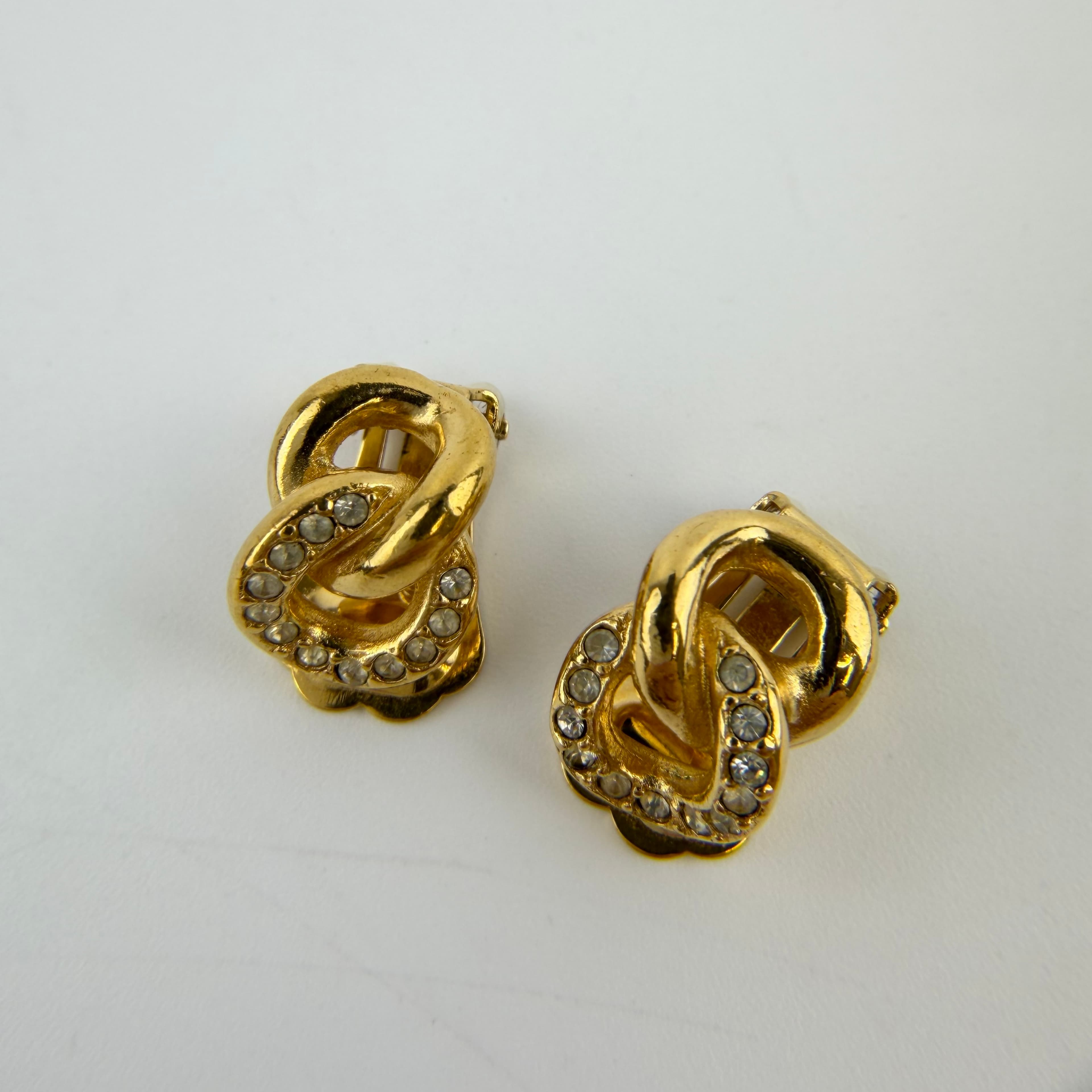 【中古】Christian Dior クリスチャンディオール アクセサリー イヤリング ゴールド ヴィンテージ レディース【中古美品】HIBUOCHI VINTAGE HBOC260218A11-2