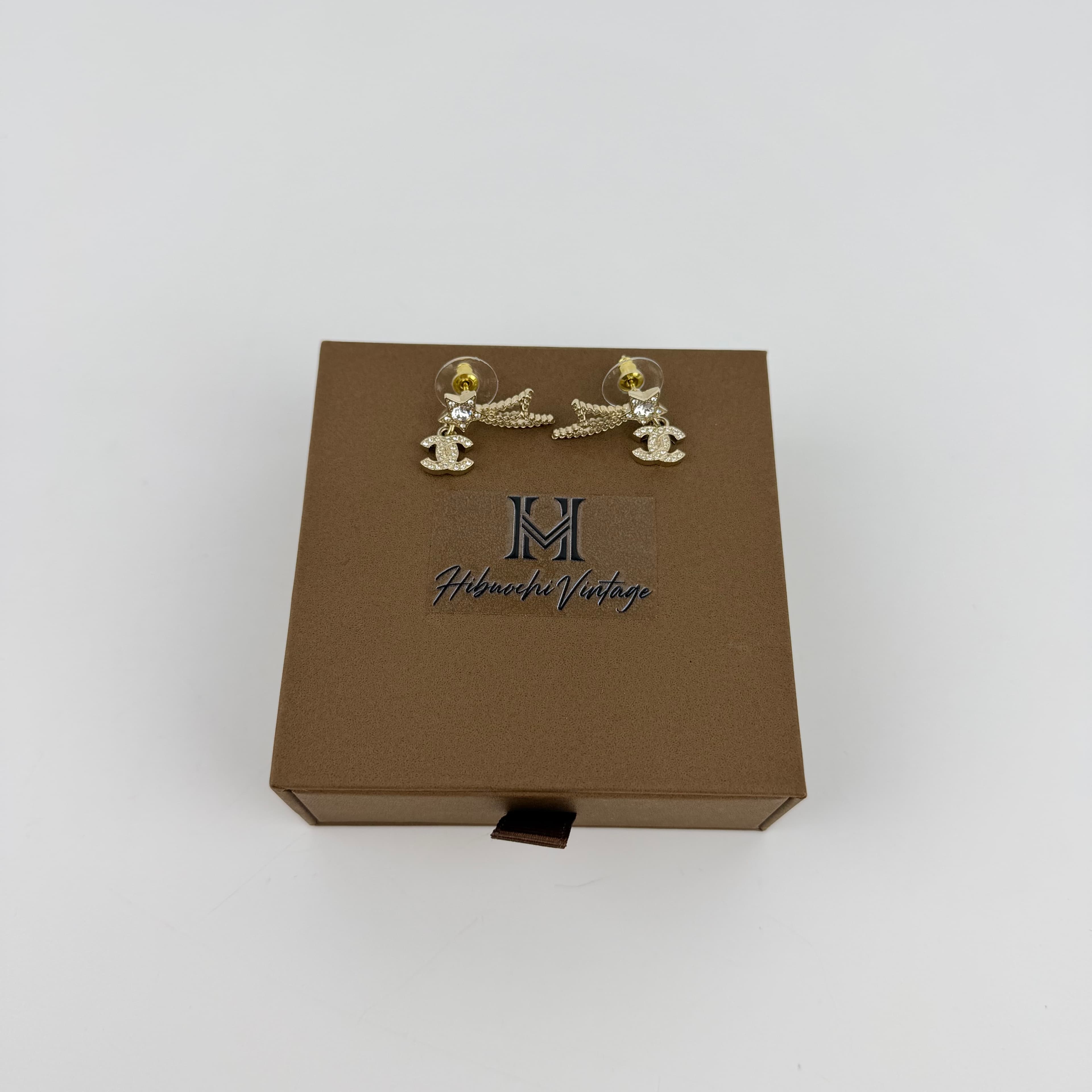 【中古】CHANEL シャネル ココマーク 星モチーフ アクセサリー ピアス ゴールド A25B ヴィンテージ レディース【中古美品】HIBUOCHI VINTAGE hboc260318a17