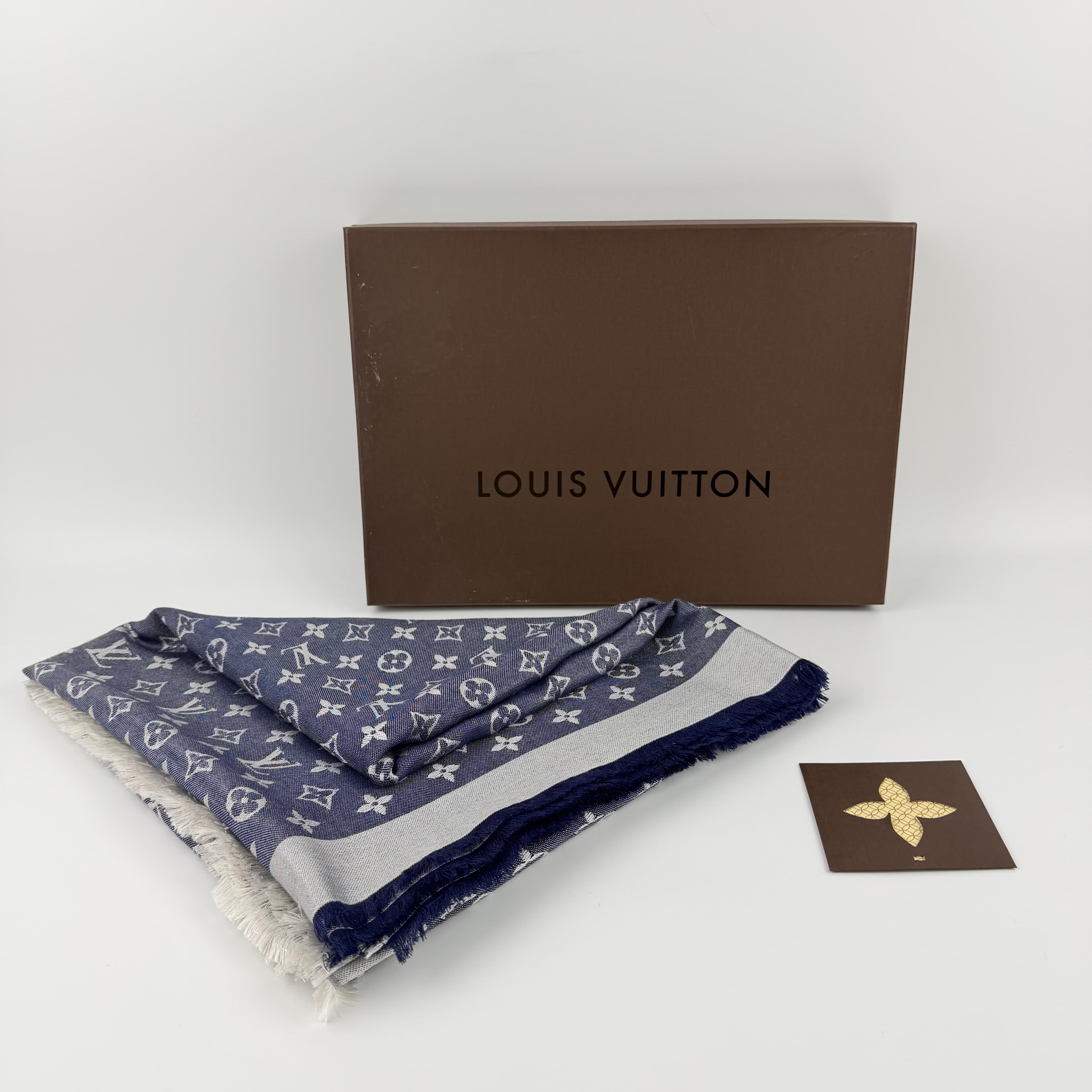 【中古】LOUIS VUITTON ルイヴィトン モノグラム 肩かけ 地絹 羊毛 米国海軍 ヴィンテージ レディース【中古美品】HIBUOCHI VINTAGE hboc260504a19