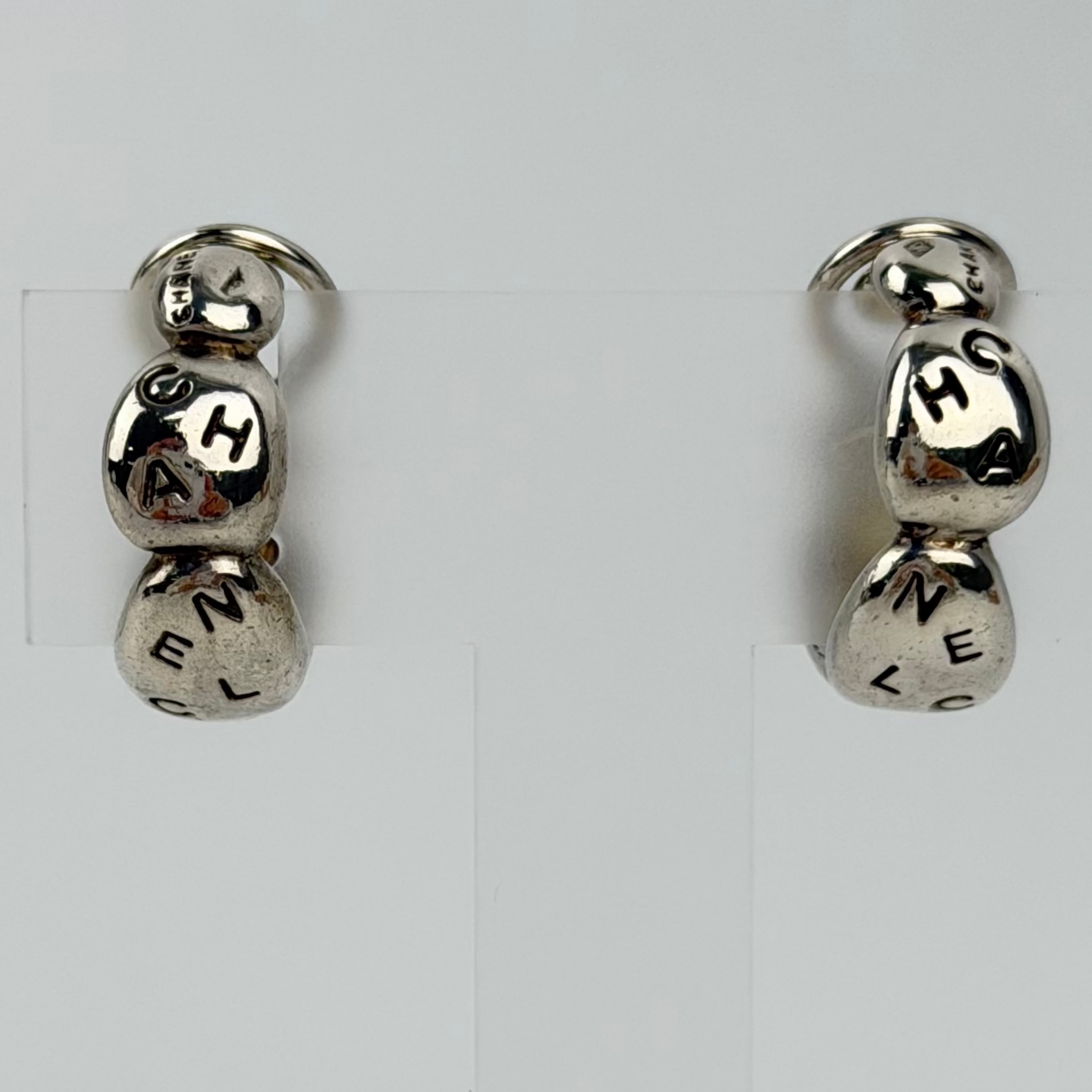 【中古】CHANEL シャネル ココマーク ロゴ イヤリング 銀製 シルバー 925 ヴィンテージ レディース HIBUOCHI VINTAGE hboc260618a01|HIBUOCHI VINTAGE 店