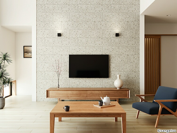 楽天市場】FE76664 壁紙 石目調 アクセント ナチュラル モダン