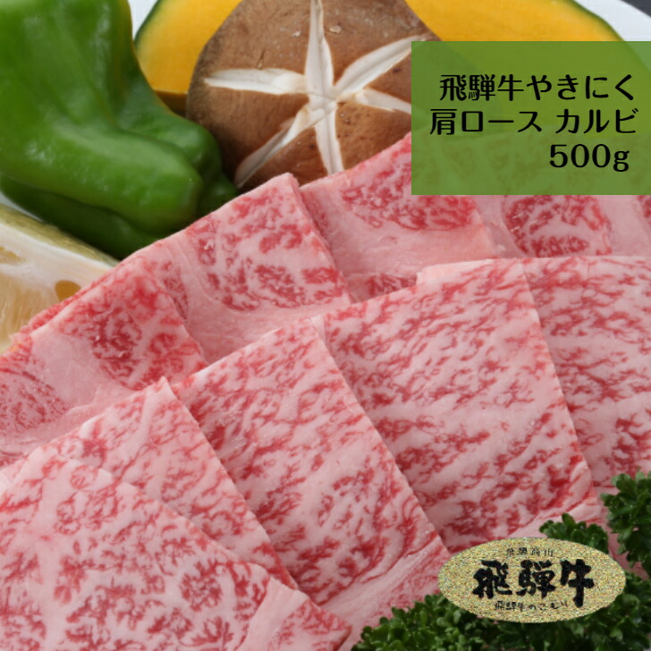 宅送 飛騨牛 やきにく 肩ロース カルビ 500g送料無料 飛騨牛ギフト ブランド牛 国産牛 お肉 牛肉 霜降り 焼肉 A5 50 Off Www Lexusoman Com