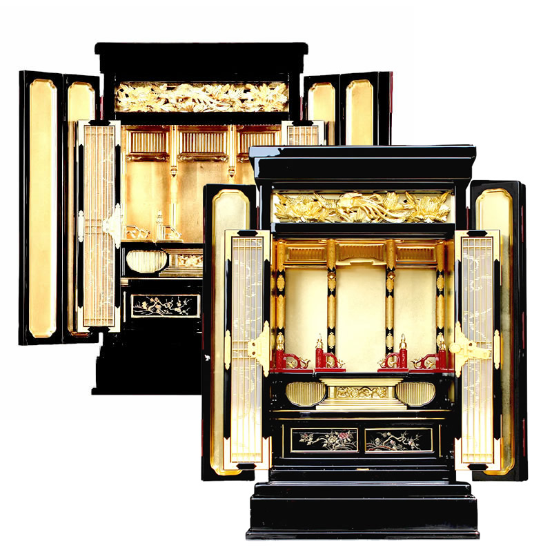 楽天市場】金仏壇・京彩 23号【仏壇】【浄土真宗 仏壇】京型の金仏壇で