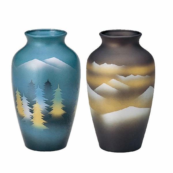楽天市場】陶器 夏目花瓶（朝霧・金彩雲海） サイズ・大（高さ：32cm