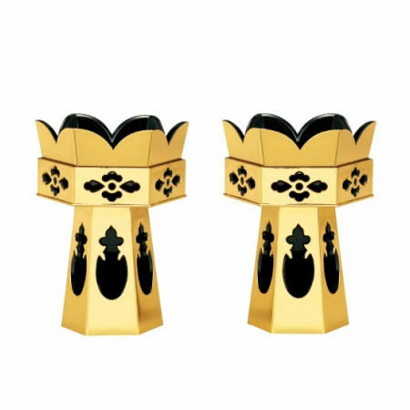 楽天市場】六角供笥(くげ)・六角供花 三方金 PC製 金色箔 1.8寸(1対