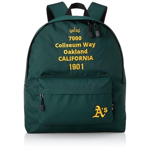 [メジャーリーグベースボール] 背嚢 MLB-MBBK163 アスレチックス/緑であること 高さ45糎 幅30糎 マ