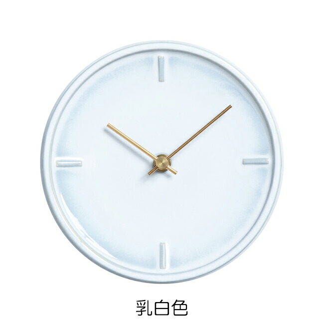 杉浦製陶ストック連れ Glazed Clock グレイズドクロック 8御敵からお選びいただけます 瓦 陶製 Acilemat Com