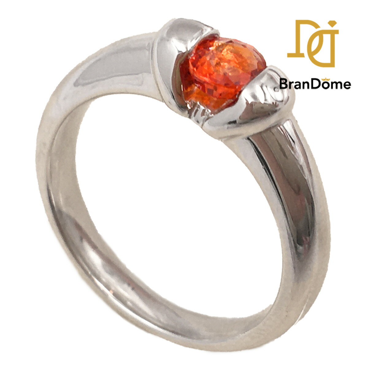 【2倍 お買い物マラソンxポイントアップ】【中古】 リング サファイア 0.576ct PT900 プラチナ #52 約12号 指輪 レディース ジュエリー ring｜BranDome