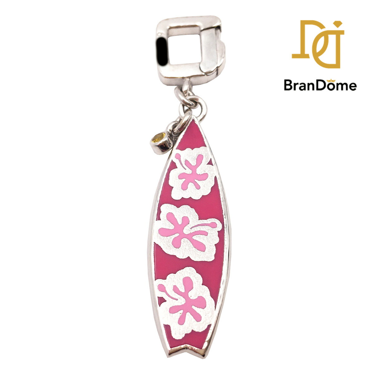 【楽天市場】ルイヴィトン Louis Vuitton サーフボード ペンダント pendant イエローサファイア ダイヤモンド K18 WG