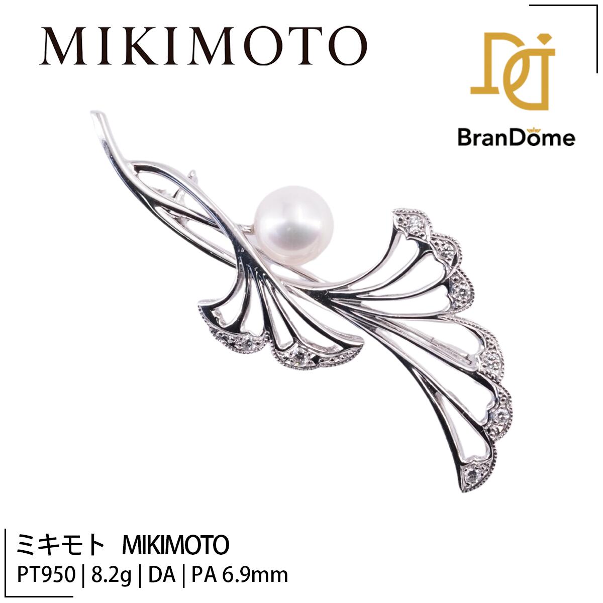 楽天市場】（美品）ミキモト MIKIMOTO パールダイヤフラワーブローチ
