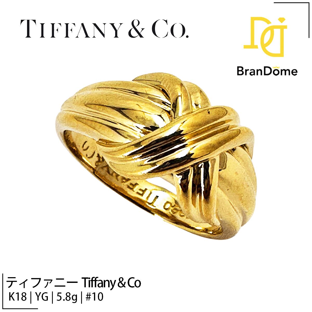TIFFANY&Co. ティファニー ジグザグリング 750 ゴールド 楽天市場】ティファニー 指輪 レディース ジグザグ リング 8号