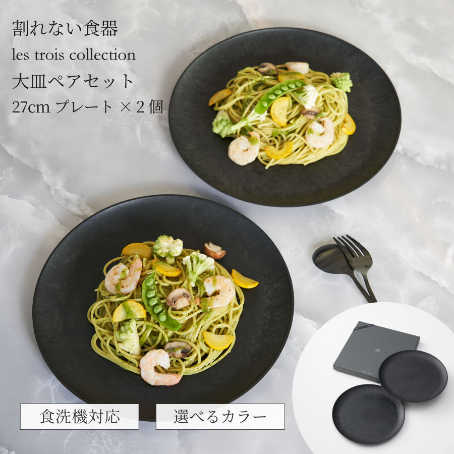 尖んがり5倍！ラッピング無料【有りの実仕掛ける】軽んじてて 割れない 一皿 お皿 2枚組 差し上げ物仕掛ける 日本製食器 食洗機差しゆるす