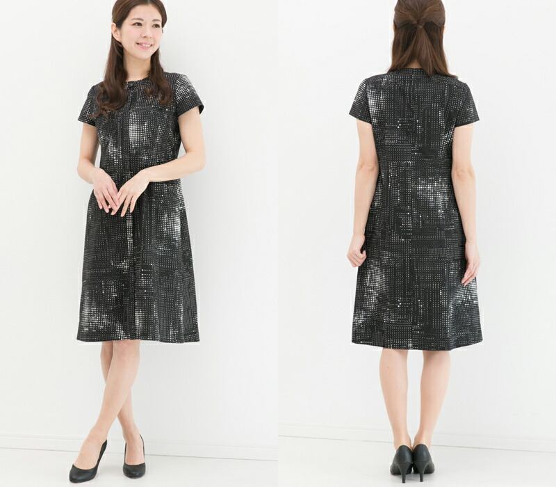 オーダーメイドであなただけの一着を 送料無料 お直し１回無料 自分の好きなサイズと服地で作れる ノーカラー ノーカラー 比翼仕立て 比翼仕立て 前開き 前開き 半袖ワンピース 7号 15号までぴったりサイズオーダーメイド ブティックひでき レディース