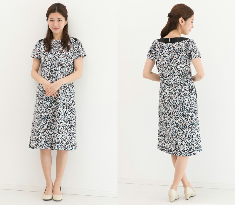 送料無料 お直し 回無料 自分の好きなサイズと服地で作れる 襟ぐり切替 半袖ワンピース 7号 15号までぴったりサイズオーダーメイド ブティックひでき レディース オーダー ワンピース Relentlessvb Com