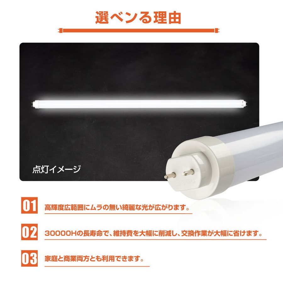 ランキングや新製品 マラソン限定P5倍 LED蛍光灯 16Wタイプ 100V直結