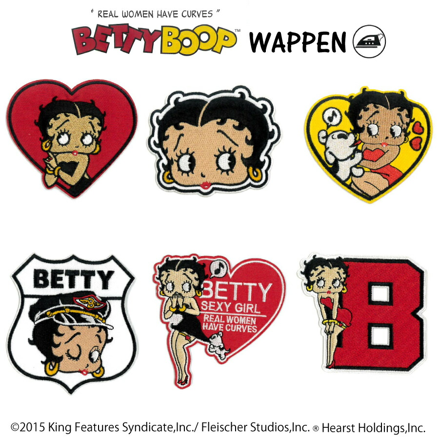 楽天市場 ワッペン ベティブープ Betty Boop ナース w 007 アイロン アップリケ パッチ アルファベット エンブレム 名前 ミリタリー 車 ディズニー ワッペン Sss ワッペン通販 ワッペンストア