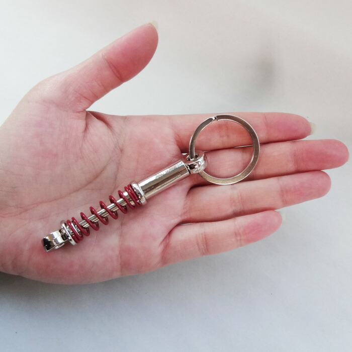 楽天市場 メール便送料無料 カーパーツキーチェーン サスペンション 車 部品 ミニチュア キーホルダー アメリカン雑貨 あす楽対応 ハイドアウト