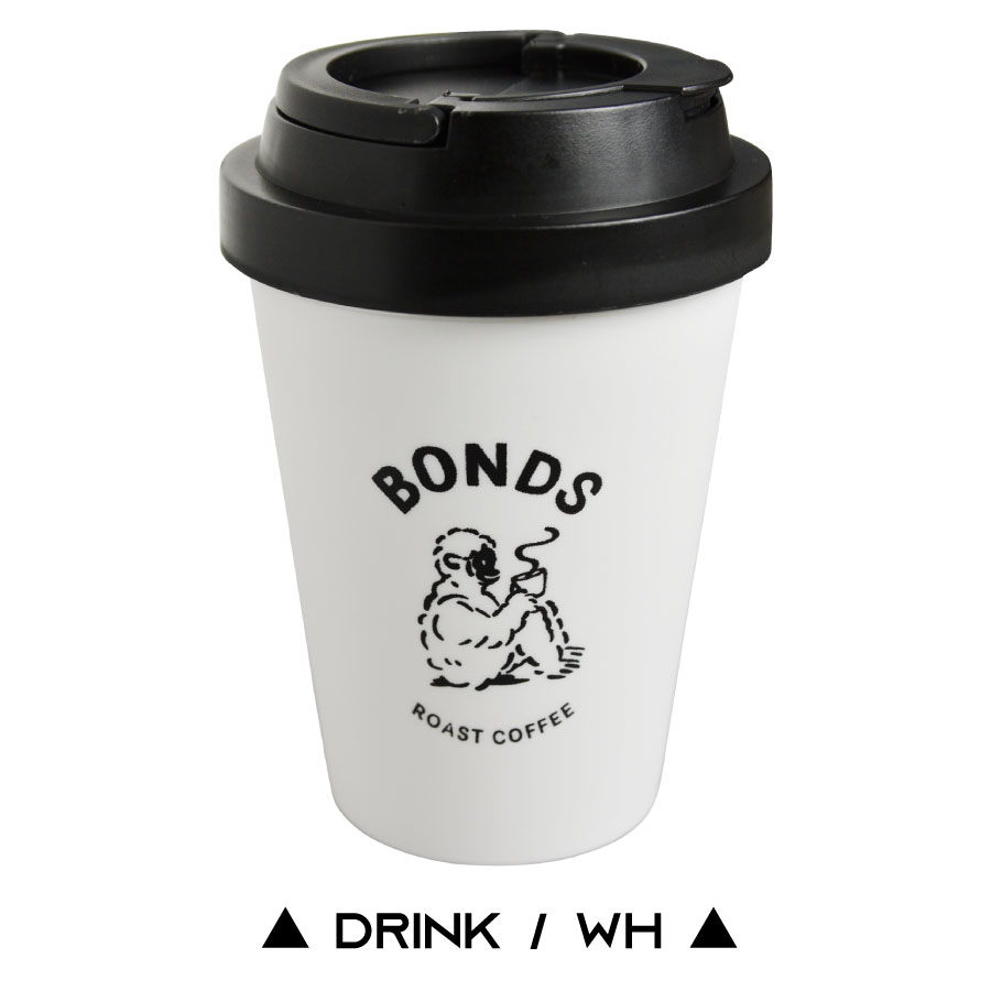 楽天市場 蓋付き ふた付き おしゃれ オリジナル アイス コーヒー 紅茶 コップ 蓋 こぼれない アウトドア オフィス プレゼント ギフト フタ ふたつき 保温 かわいい オフィス ボンズ カフェ グッズ Bonds Roast Coffee タンブラー 300 Ml 005 ハイドアウト
