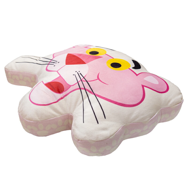 楽天市場 クッション おしゃれ 厚い 椅子 抱き 抱き枕 大きいかわいい 可愛い ふわふわ Pink Panther キャラクター ギフト プレゼント おもしろい 面白 雑貨 グッズ アメリカン雑貨 ピンクパンサー ダイカットクッション フェイス ハイドアウト