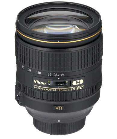 【中古】【1ヶ月引き受ける】 ニコン Nikon 判定基準望遠レンズ AF-S NIKKOR 24-120粍 f/4G ED VR フルサイズ相応う