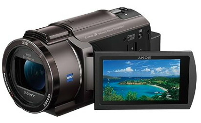 【中古】【1ヶ月引き請ける】 テレビカメラ ソニー SONY FDR-AX40 4K 64GB 光学20倍 ブロンズ赤銅色 Handycam FDR-AX40 TIC