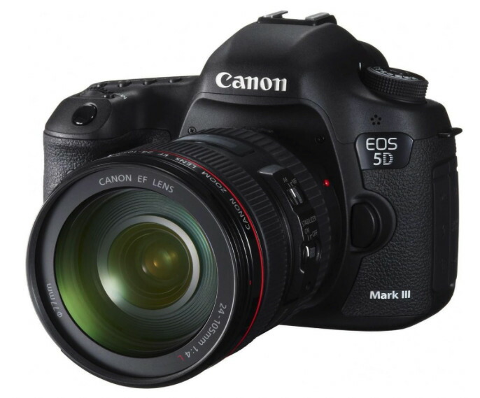 【中古】【1ヶ月引き受ける】 キヤノン Canon EOS 5D Mark III 水晶体一揃いの道具 EF24-105粍 F4L IS USM嘱する EOS5DMK3LK