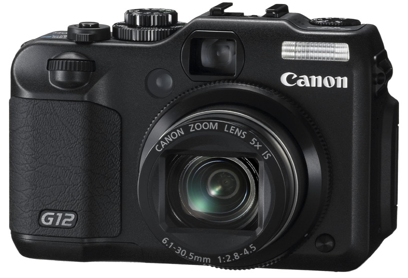 【中古】【1ヶ月保証】キヤノン Canon PowerShot G12 PSG12 1000万画素 光学5倍ズーム 広角28mm 2.8型バリアングル液晶 デジタルカメラ SDカード付き